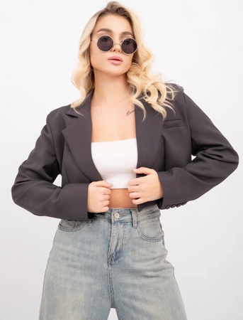 Жакет женский,укороченный,с длинными рукавами