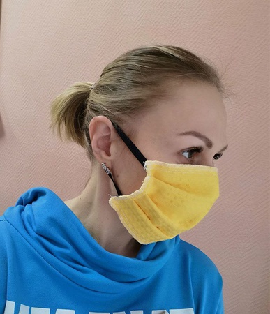 Повязка на лицо Вафелька