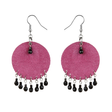 W-113SD  Кожаная серьга