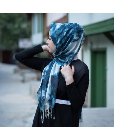 Dijital Baskılı Şal