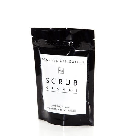 Натуральный Масляный кофейный скраб с эфирным маслом Апельсина 100 гр.