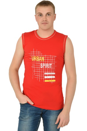 Erkek T-shirt b / r baskı