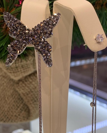 Серьги из кристаллов Swarovski