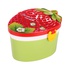 Контейнер "Клубника" (люкс) со вставкой (зеленый)