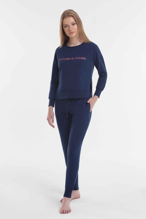 повседневные брюки Свободные брюки и свитшот с длинным рукавом Se