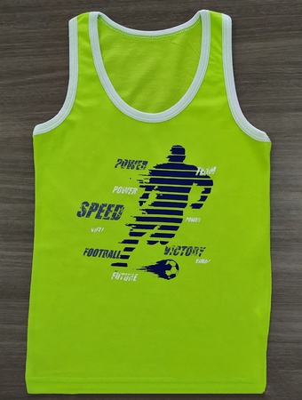 Майка для мальчиков 21001-1 с принтом