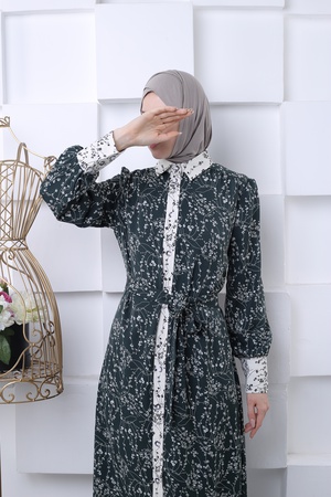 Платье рубашка кокеткой на плече