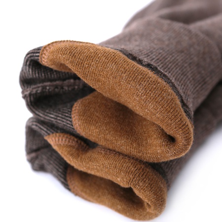 Sonbahar ve kış yeni kadın yün pantolon deve saç yama kadın diz ve bel koruma kalınlaşmış tayt polar ile sıcak pantolon