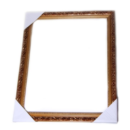 Ahşap resim çerçevesi, 40cm x 50cm, kahverengi