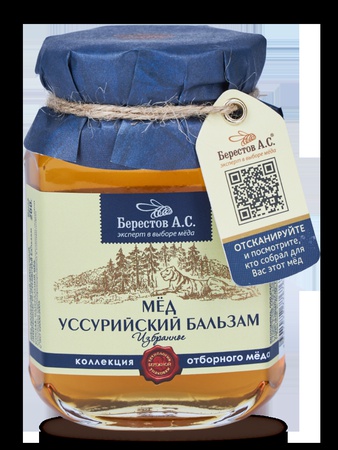 Мёд натуральный "Уссурийский бальзам", Берестов А.С., коллекция Избранное