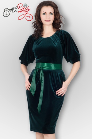 1194-3m velvet dress sizes 44-48