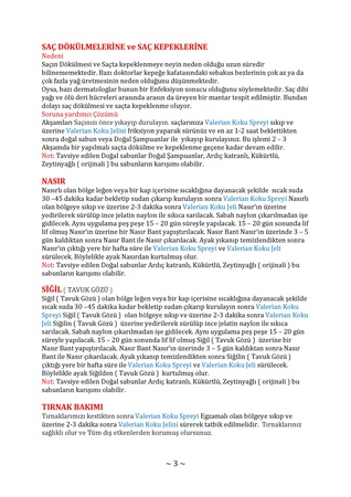 VALERİAN - ayak Koku Spreyi