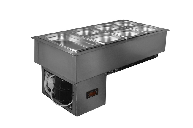 Soğutmalı salata barı, içerik ekranı