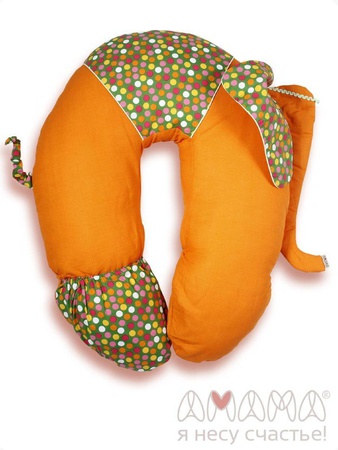 Подушка Радостный слон