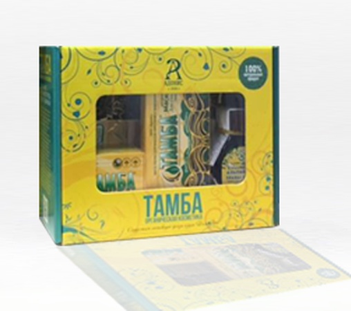 Набор 1 из шампуня, маски-плитки и арома мыла Тамба