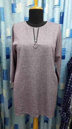 Туники с 50 по 60 размер. Ткань меланж.