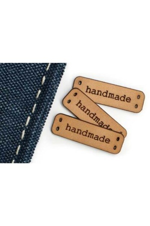 Этикетка, бирка из натуральной кожи