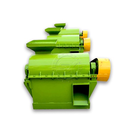 Полумокрая дробилка для удобрений