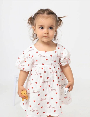 Муслиновое детское платье