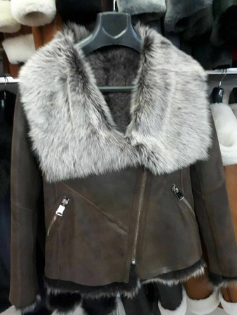 kırpılmış koyun derisi ceket