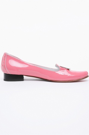粉色漆皮平底鞋PF027