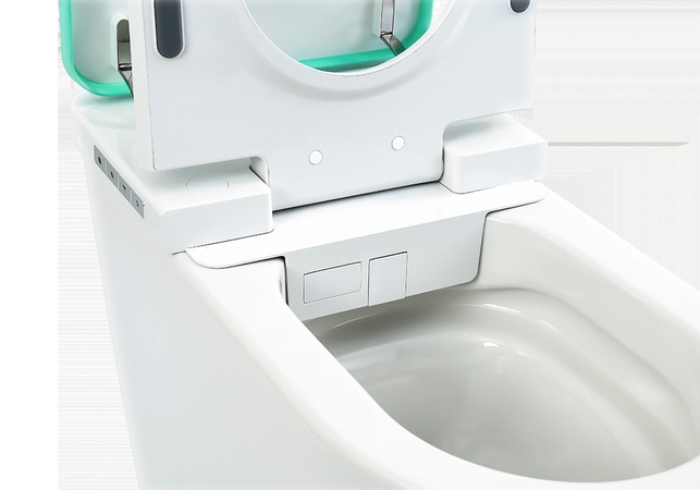 One-piece powerful flushing tankless intelligent toilet upgrade version 2.0.