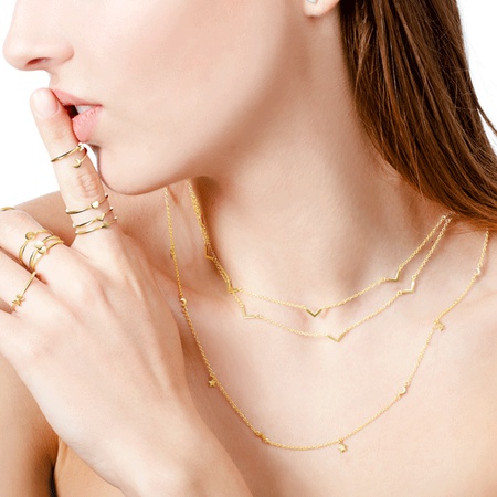 КОЛЬЕ ИЗ СЕРЕБРА