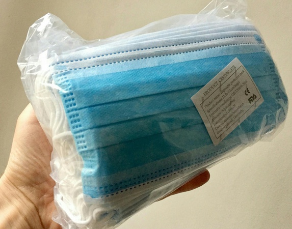 Медицинская маска 3-хслойная 50 шт в упаковке