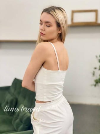 Three: trousers, sweatshirt, T-shirt (double lining)