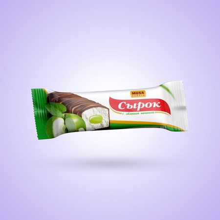 Сырок "MUSA" с яблочной начинкой