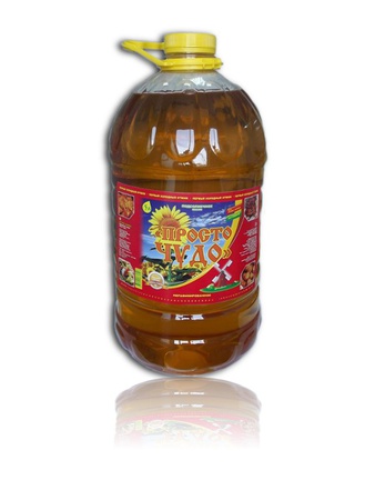 Подсолнечное масло торговой марки "Просто чудо"