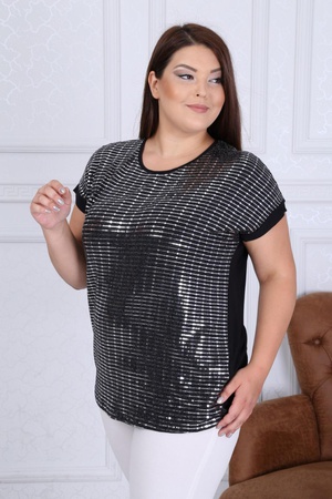 Блестки блузка