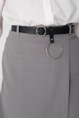 Прямая юбка из тонкой ткани "Москва"