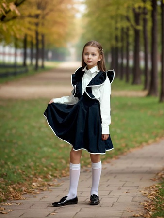 Школьный сарафан для девочек