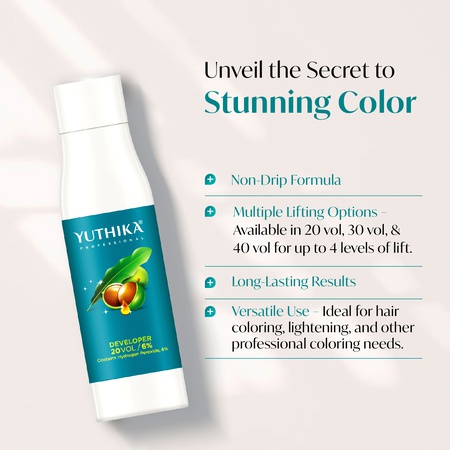 Yuthika Professional Hair Developer 20 Volume (6%) 1000ml