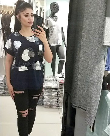 Блузка в горошек