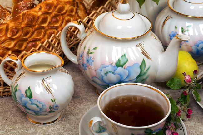 Сервиз чайный 15 предм. Голубая роза Сатсума