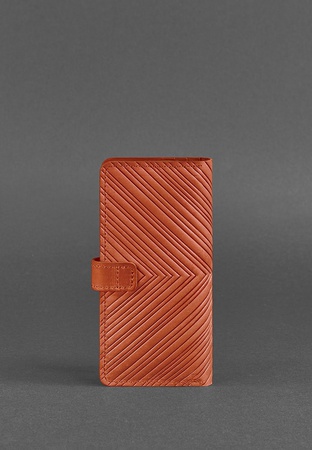 Кожаное женское коралловое портмоне 7.0 Инди