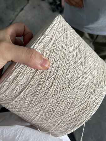 Белая пряжа Nm 10/1 (Ne6/1) Пряжа для производства перчаток