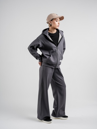 Худи с капюшоном  женский из высококачественной ткани лининг для повседневной носки