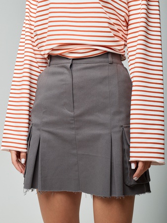 Юбка карго мини