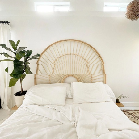 Прямоугольное 100% экологическое из ротанга, украшение ручной работы