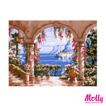 Картина по номерам Вид с террасы