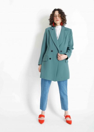 Soft Green Blazer Jacket