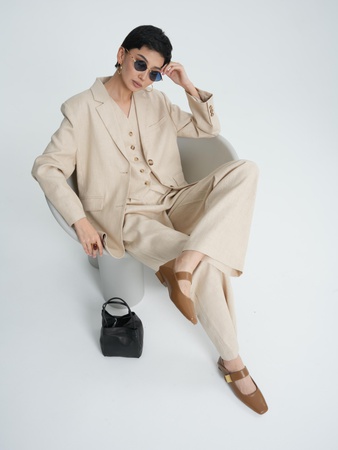 Деловой костюм-тройка П-117