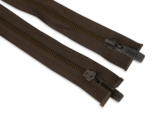 Copper coil zipper tape