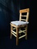 rustik country style table and chairs/ folding plywood chairs