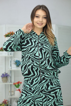 Юбка и бомбер