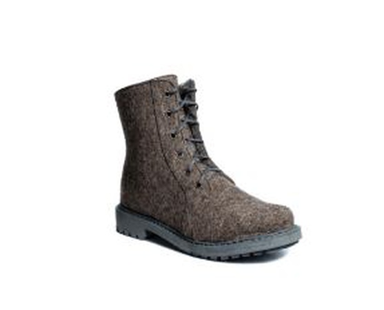 61131 Валенки мужск т.войлок шерсть тэп серый