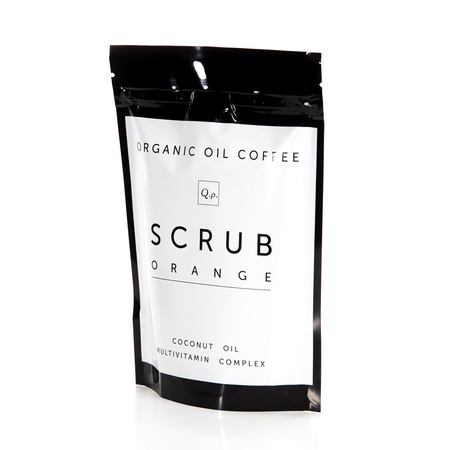 天然黄油咖啡用橙色精油250克擦洗。